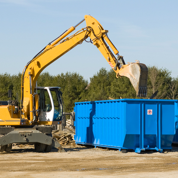 can i choose the location where the residential dumpster will be placed in Prices Fork VA